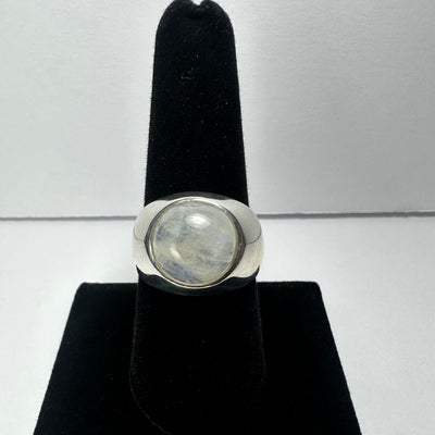 Moonstone Ring - Size 9 by Rare Earth Gallery - main product image for Resin Society