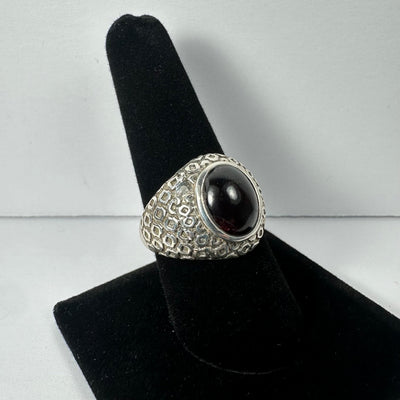 Garnet Ring - Size 8.5 by Rare Earth Gallery - product image 2 for Resin Society