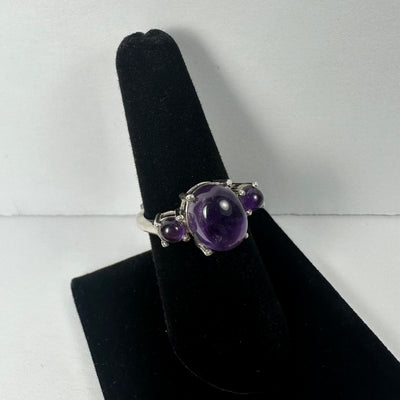 Amethyst Ring - Size 8 by Rare Earth Gallery - product image 3 for Resin Society