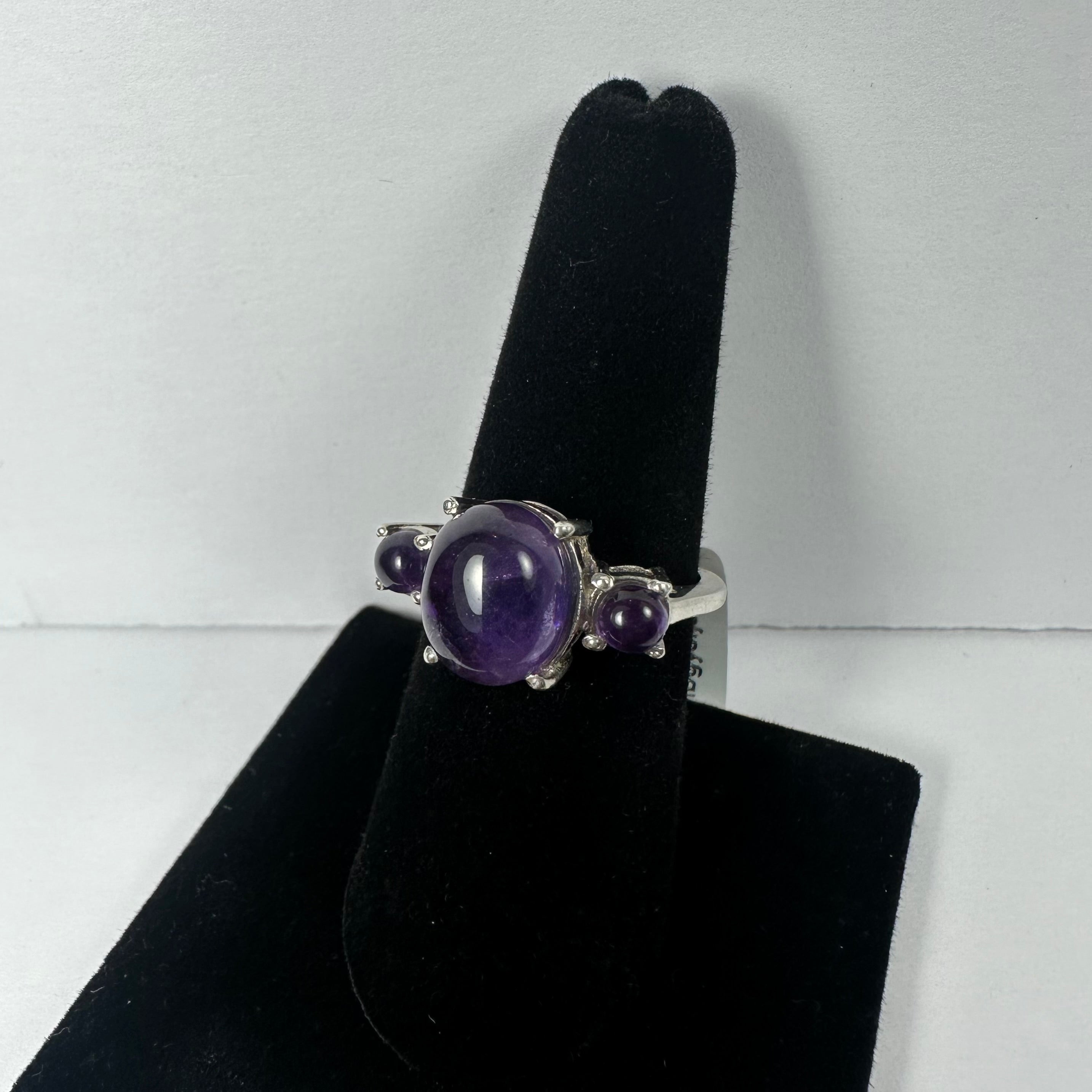 Amethyst Ring - Size 8 by Rare Earth Gallery - product image 4 for Resin Society
