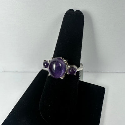 Amethyst Ring - Size 8 by Rare Earth Gallery - product image 4 for Resin Society