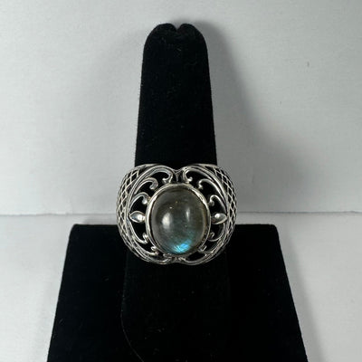 Labradorite Ring - Size 8.5 by Rare Earth Gallery - product image 2 for Resin Society