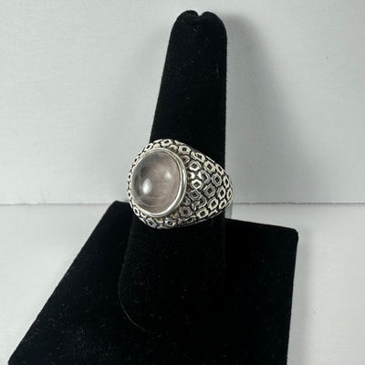 Rose Quartz Ring - Size 8.5 by Rare Earth Gallery - product image 4 for Resin Society