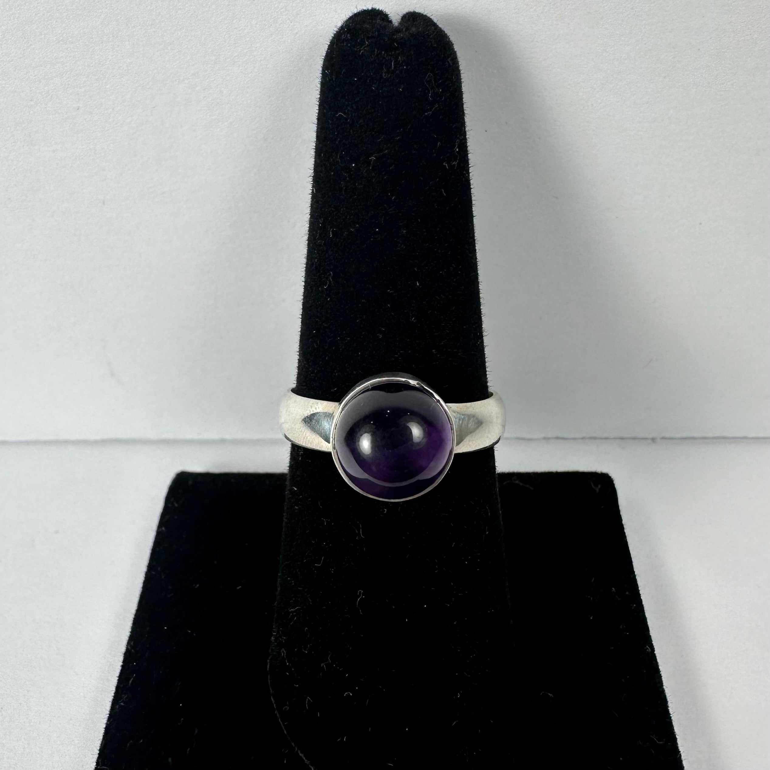 Amethyst Ring - Size 8.5 by Rare Earth Gallery - main product image for Resin Society