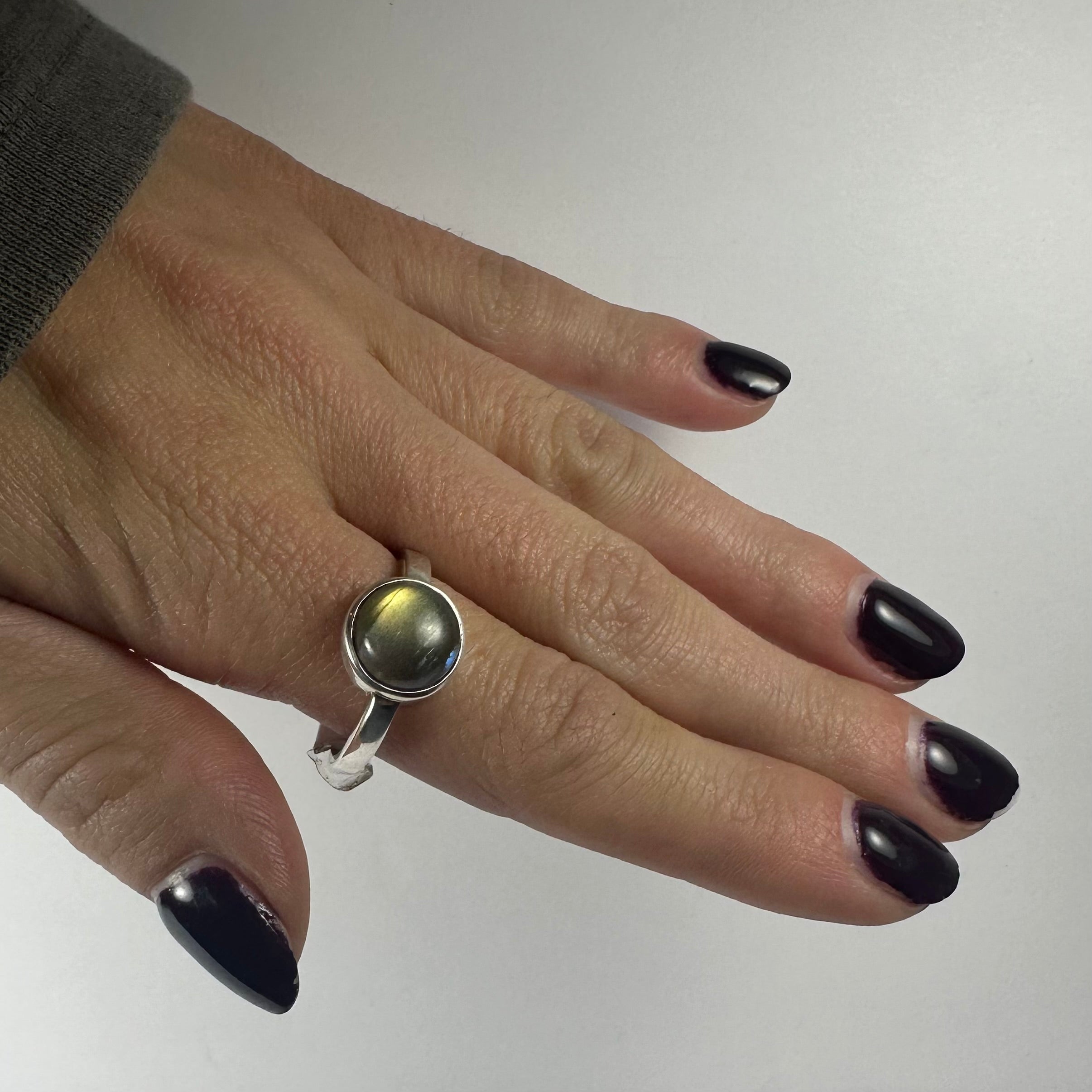 Labradorite Ring - Size 9.5 by Rare Earth Gallery - product image 2 for Resin Society