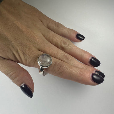 Moonstone Ring - Size 9.5 by Rare Earth Gallery - product image 4 for Resin Society