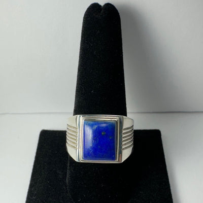 Lapis Lazuli Ring - Size 10.5 by Rare Earth Gallery - main product image for Resin Society
