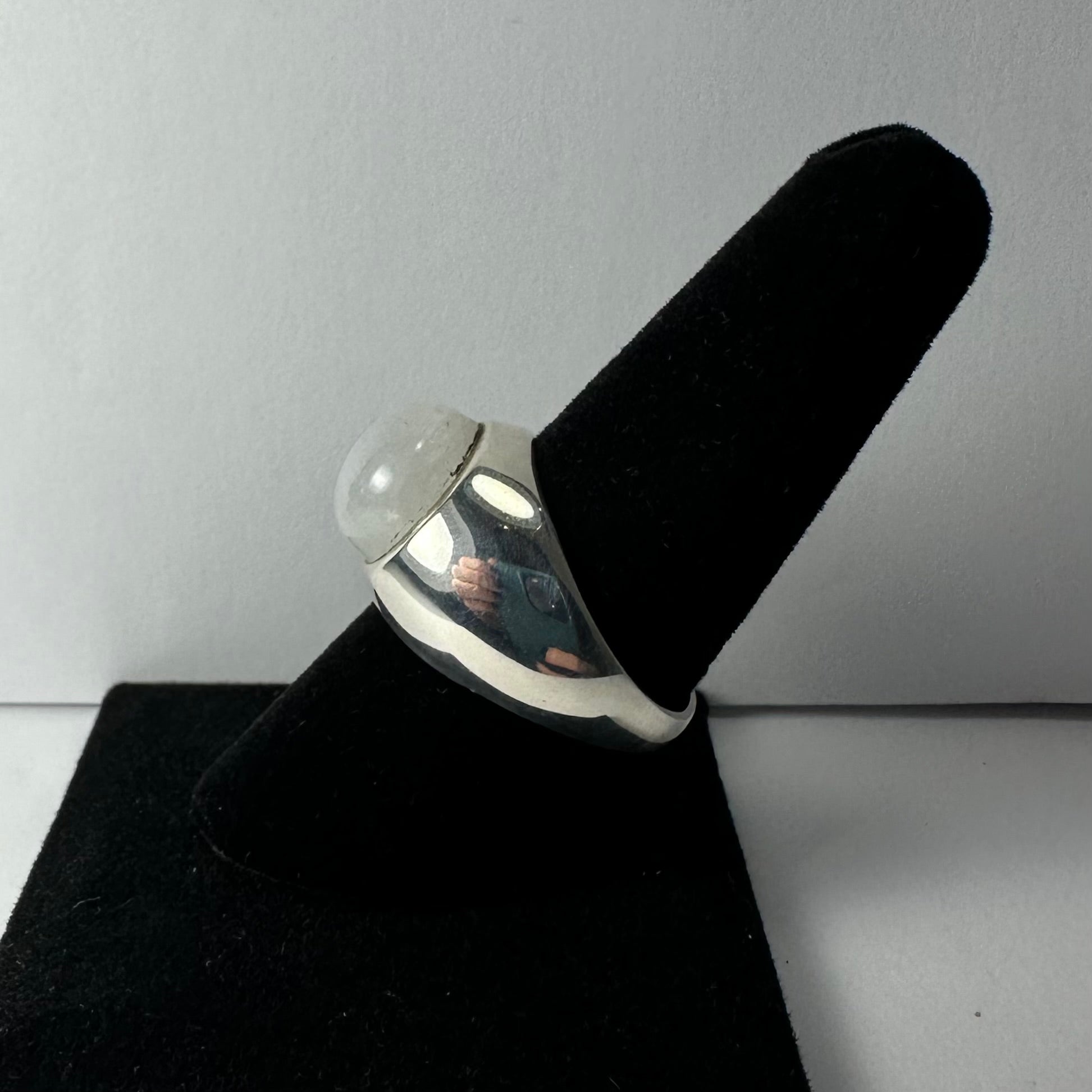 Moonstone Ring - Size 9.5 by Rare Earth Gallery - product image 3 for Resin Society