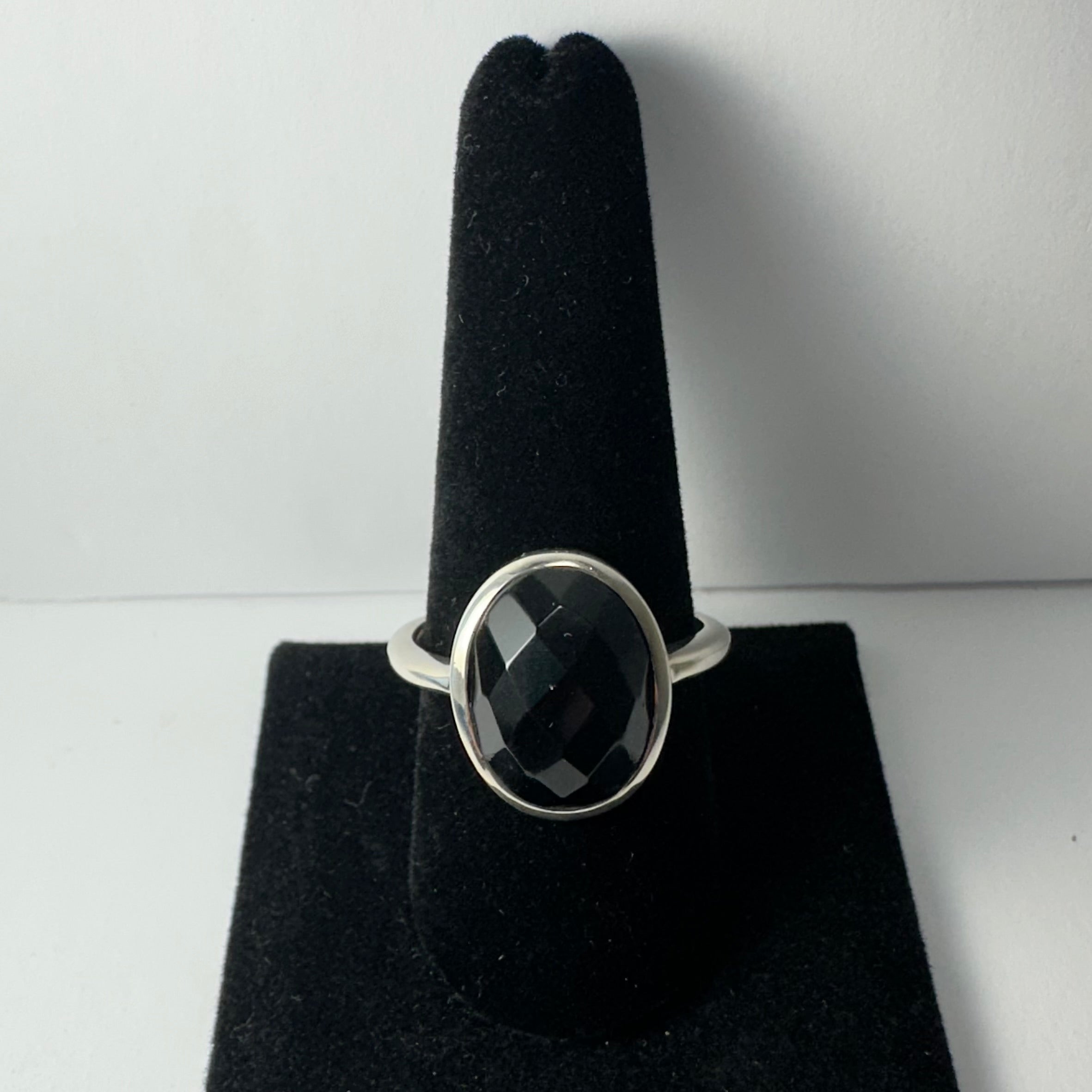 Black Onyx Ring - Size 11.5