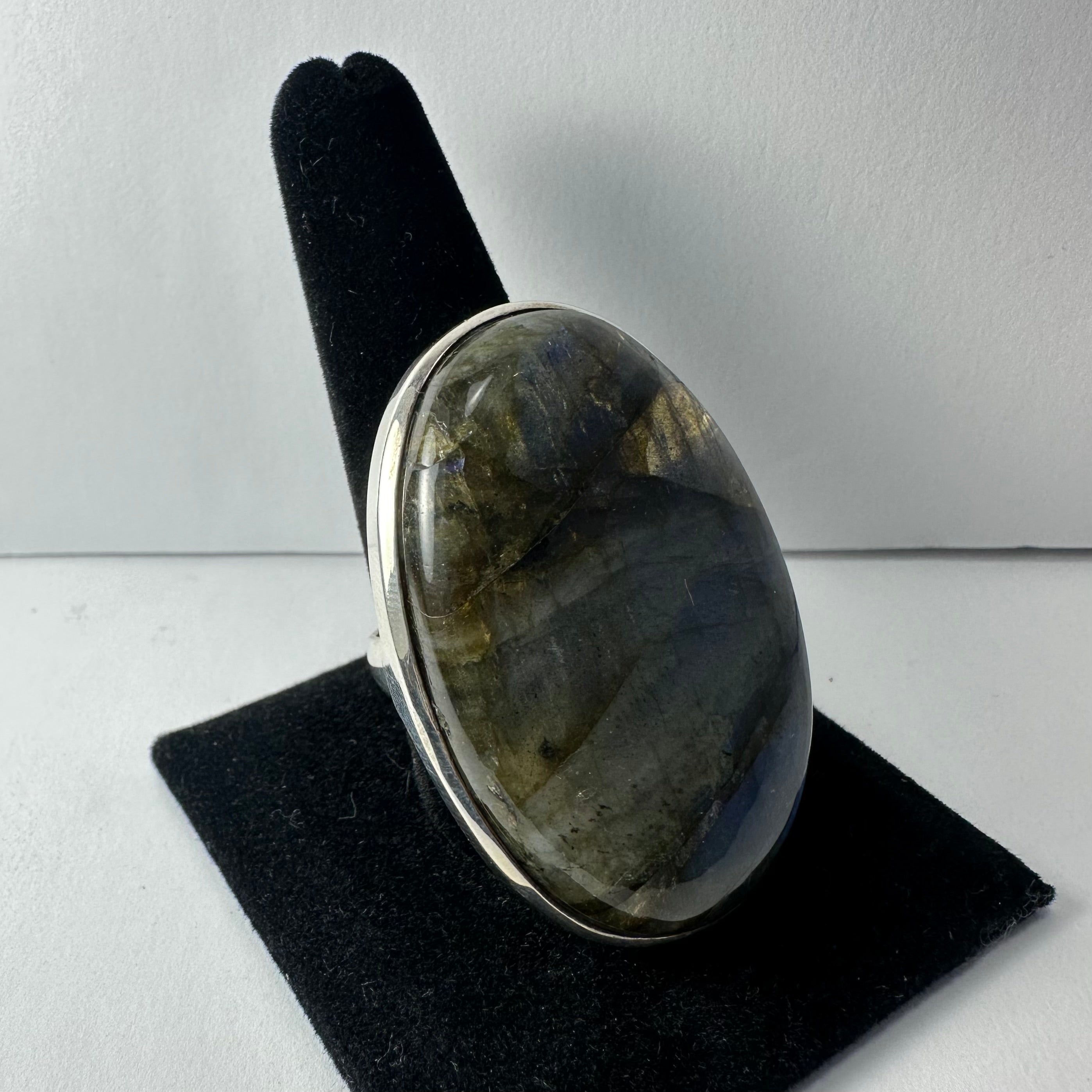 Labradorite Ring - Size 11 by Rare Earth Gallery - product image 3 for Resin Society