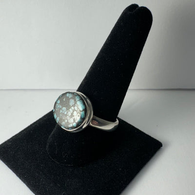 Tibetan Turquoise Ring - Size 11 by Rare Earth Gallery - product image 4 for Resin Society