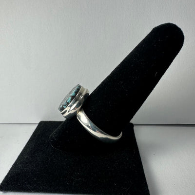 Tibetan Turquoise Ring - Size 11 by Rare Earth Gallery - product image 5 for Resin Society