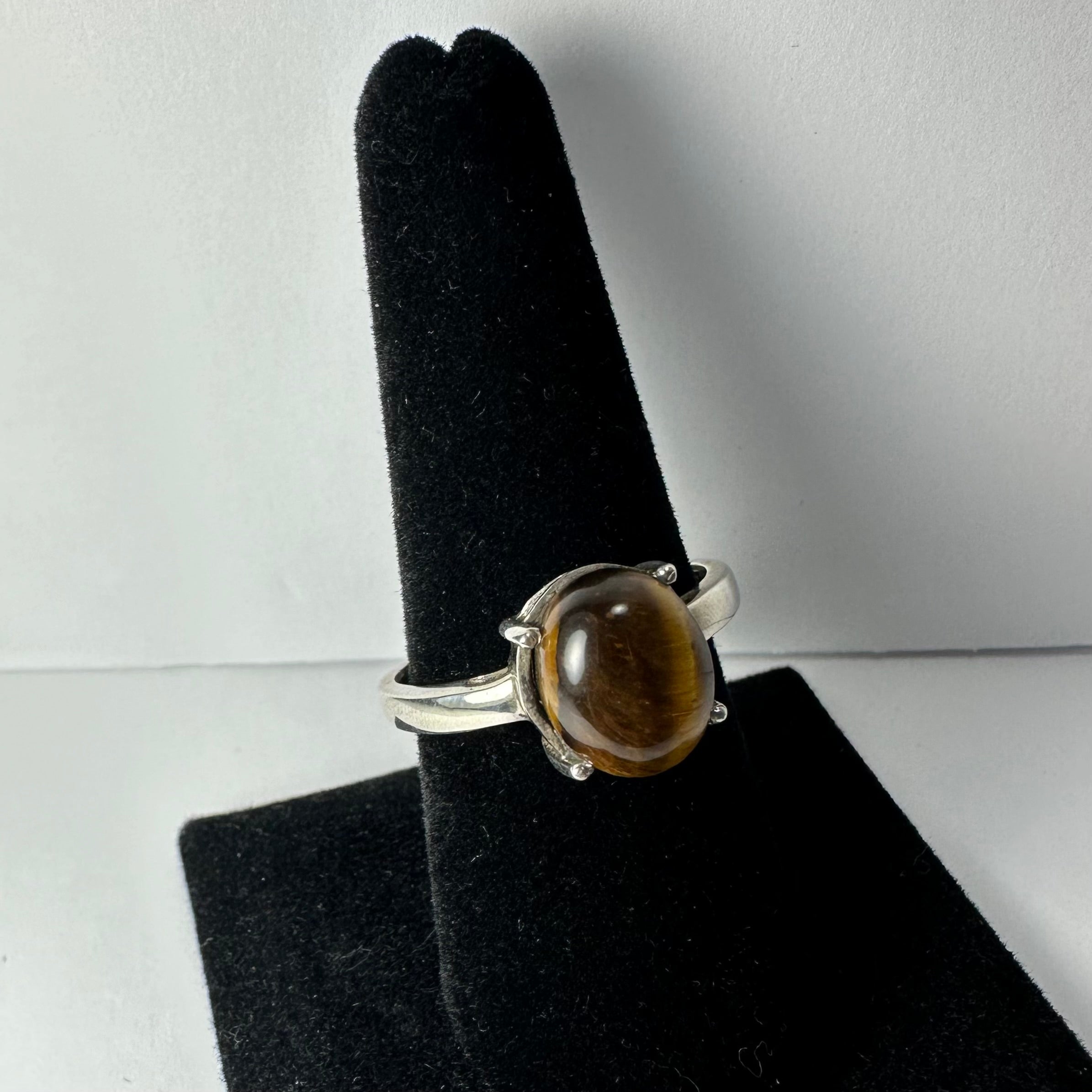 Tiger Eye Ring - Size 11