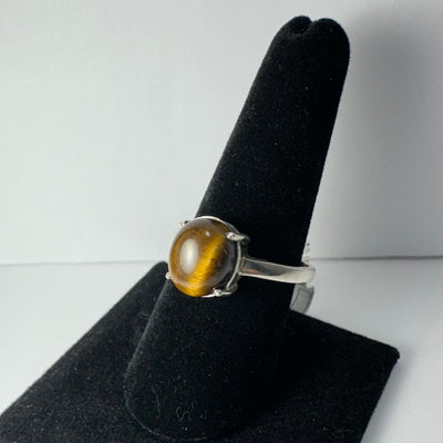 Tiger Eye Ring - Size 11 by Rare Earth Gallery - main product image for Resin Society