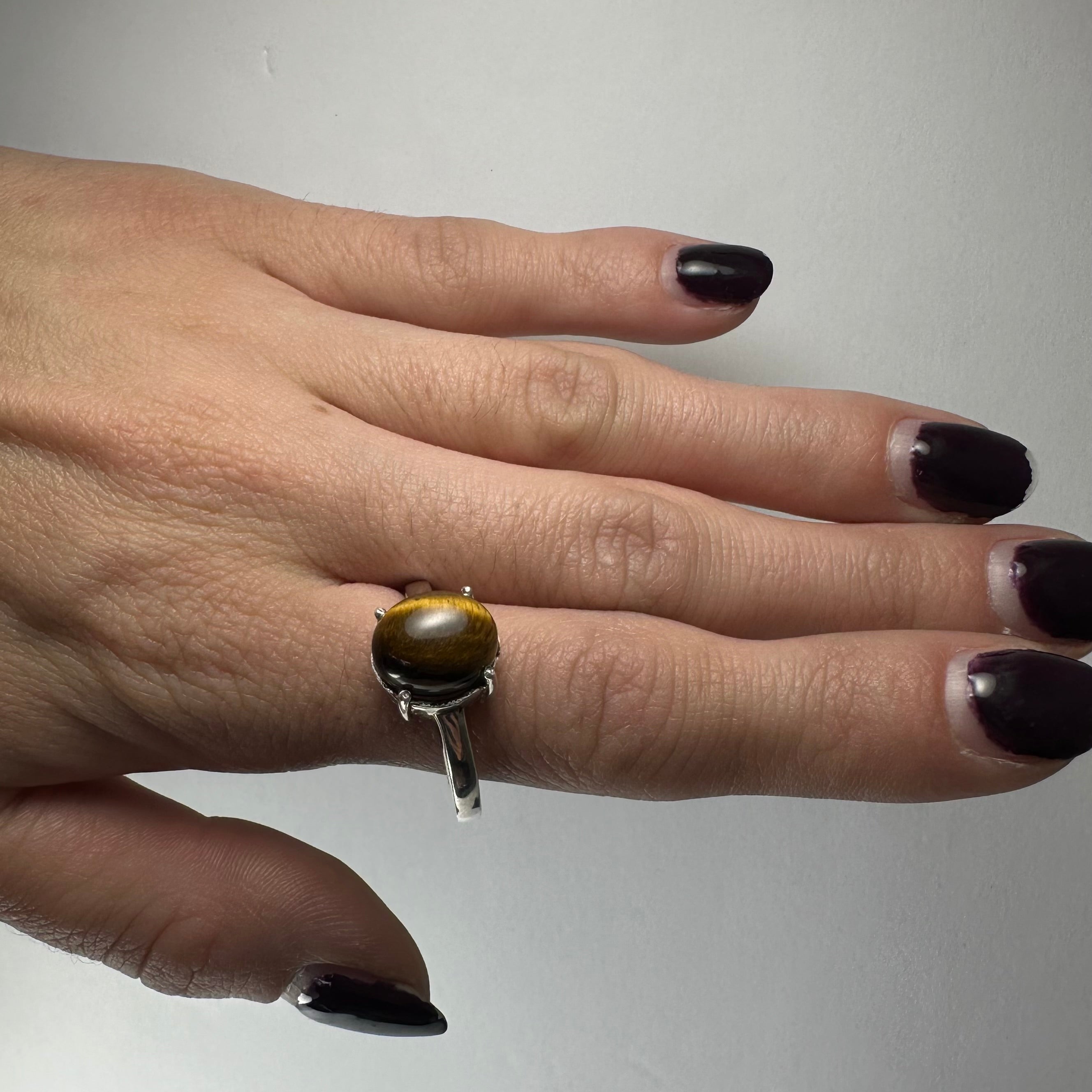 Tiger Eye Ring - Size 11 by Rare Earth Gallery - product image 3 for Resin Society