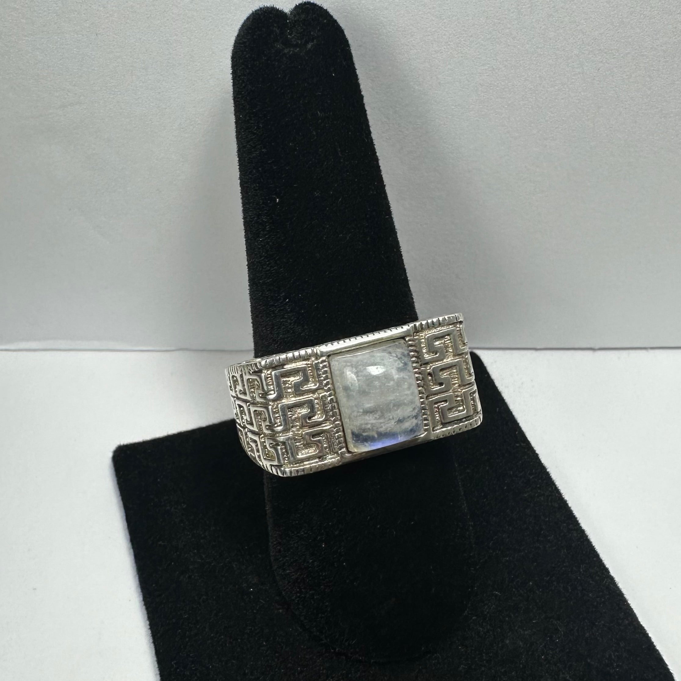 Moonstone Ring - Size 11.5 by Rare Earth Gallery - product image 2 for Resin Society