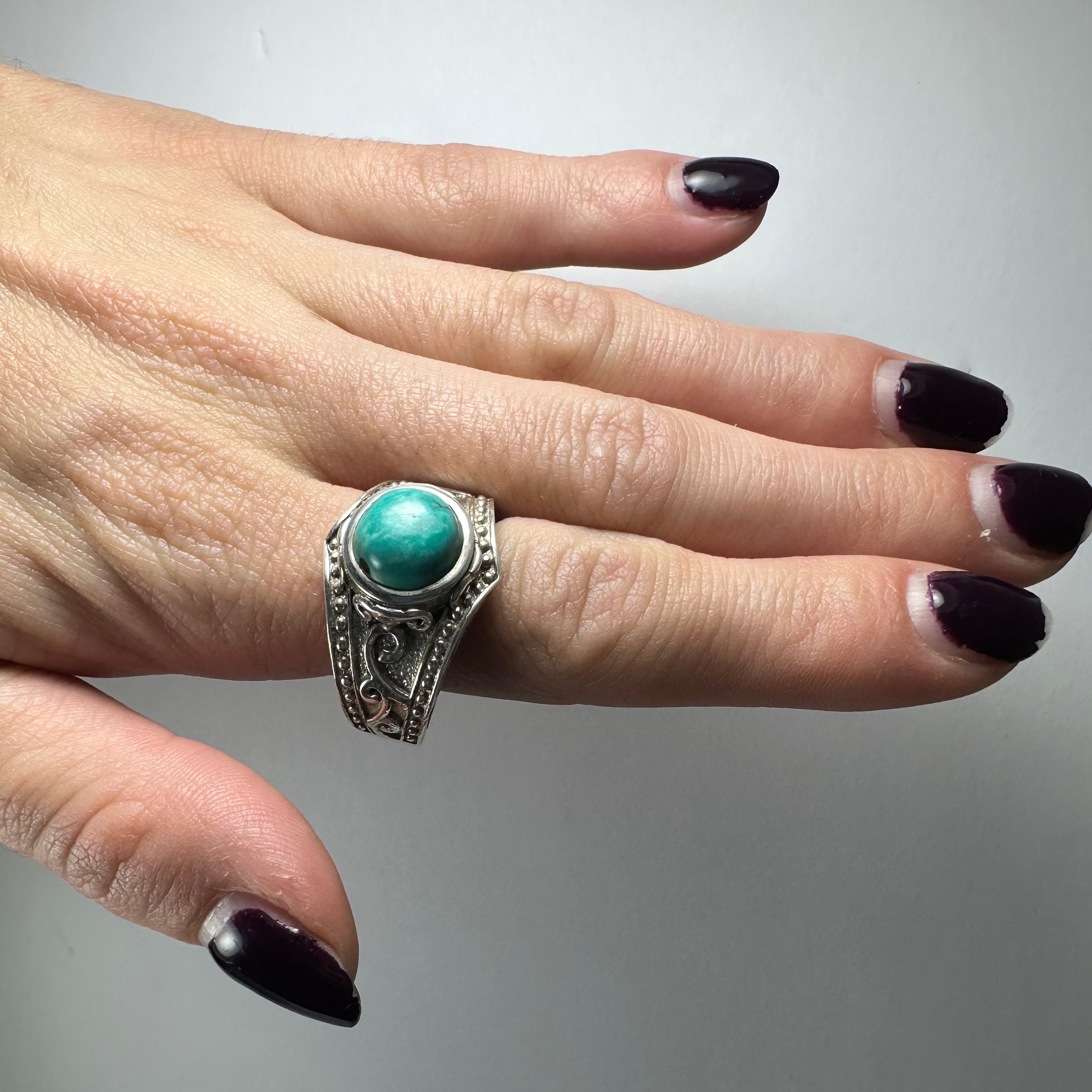 Turquoise Ring - Size 10.5