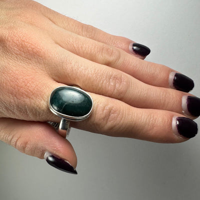 Serpentine Ring - Size 13.5 by Rare Earth Gallery - product image 2 for Resin Society