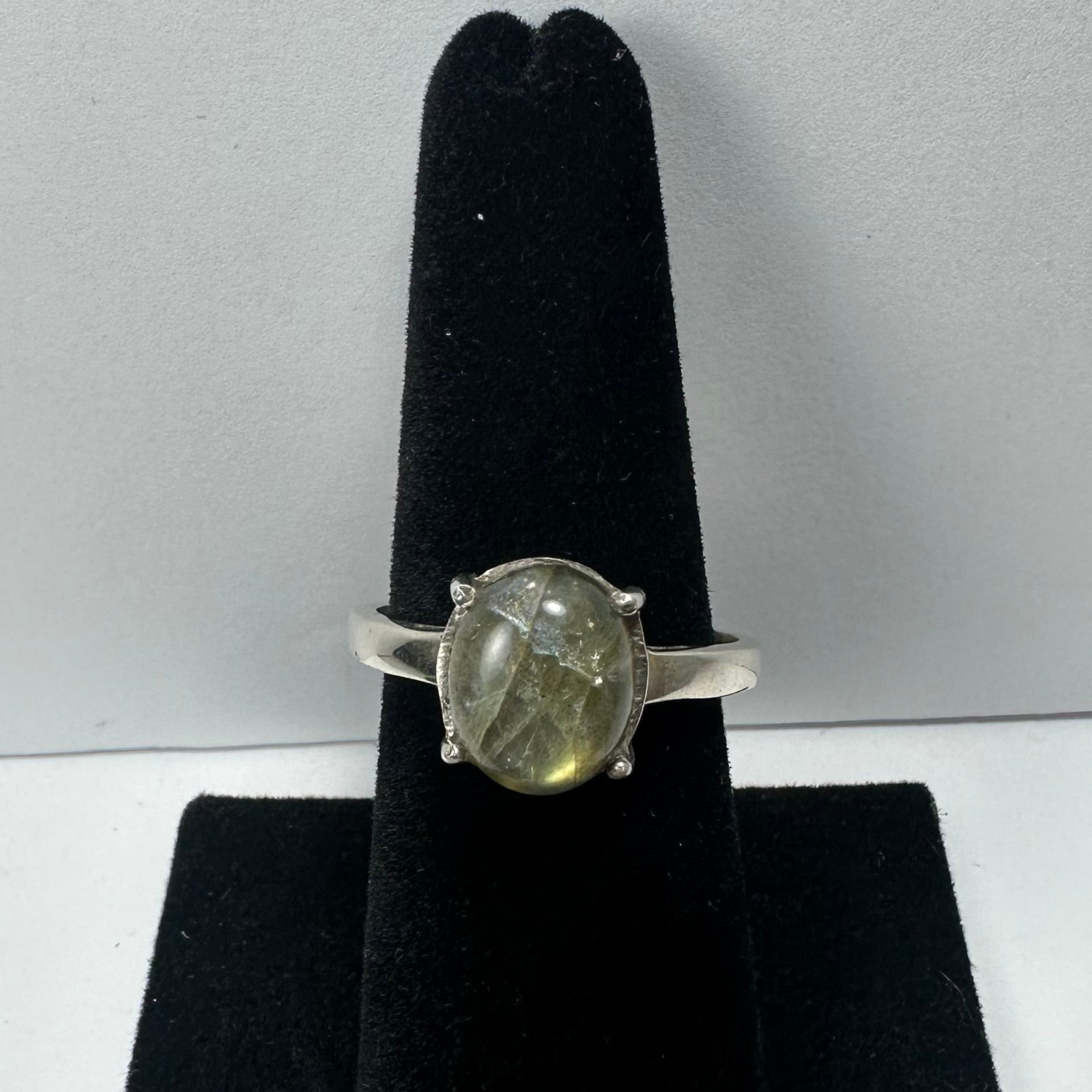 Labradorite Ring - Size 10.5 by Rare Earth Gallery - main product image for Resin Society