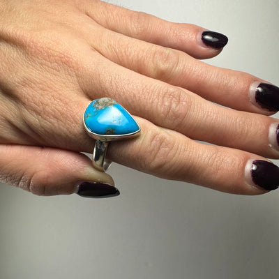 Turquoise Ring - Size 14 by Rare Earth Gallery - product image 2 for Resin Society