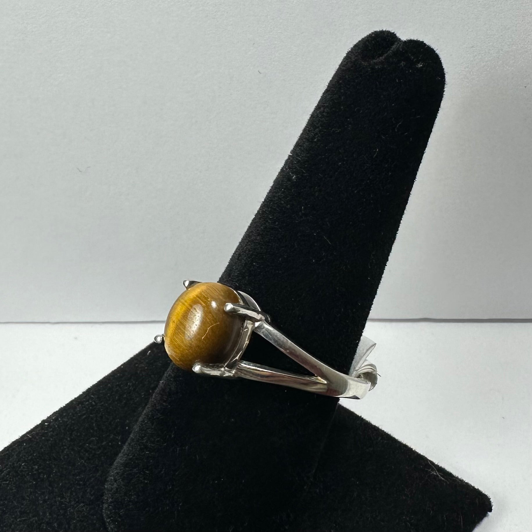 Tiger Eye Ring - Size 12 by Rare Earth Gallery - product image 4 for Resin Society
