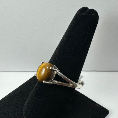 Tiger Eye Ring - Size 12 by Rare Earth Gallery - product image 4 for Resin Society