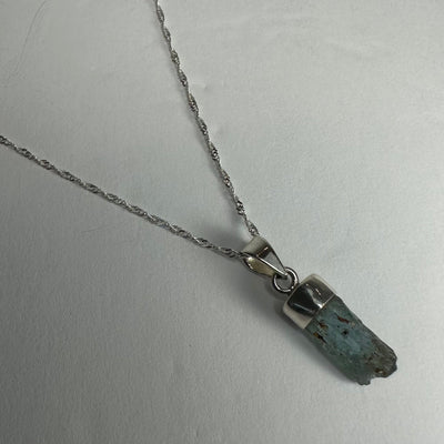 Natural Aquamarine Beryl Pendant