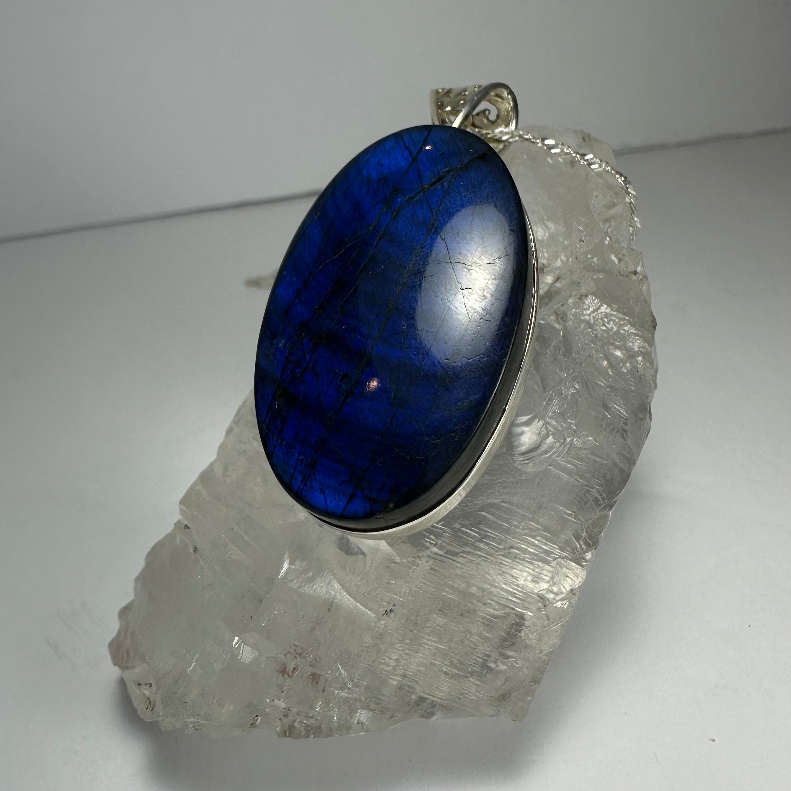 Labradorite Teardrop Pendant by Rare Earth Gallery