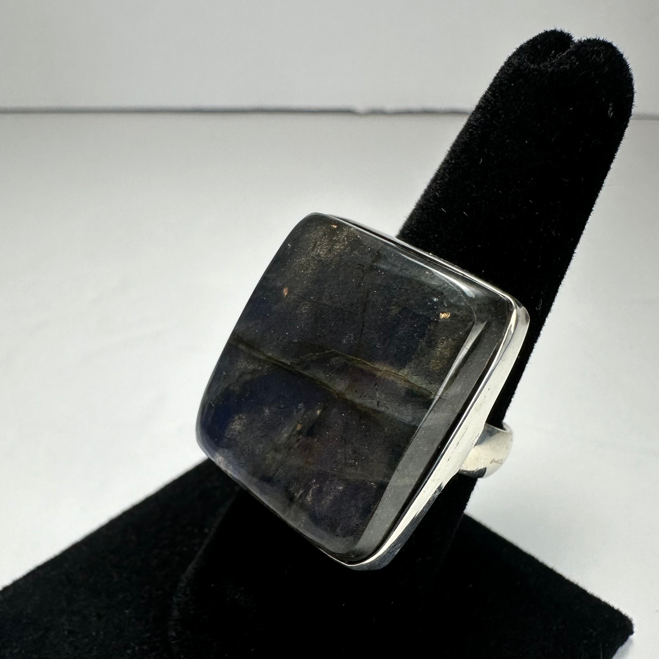 Labradorite Ring - Size 8.5 by Rare Earth Gallery - product image 3 for Resin Society