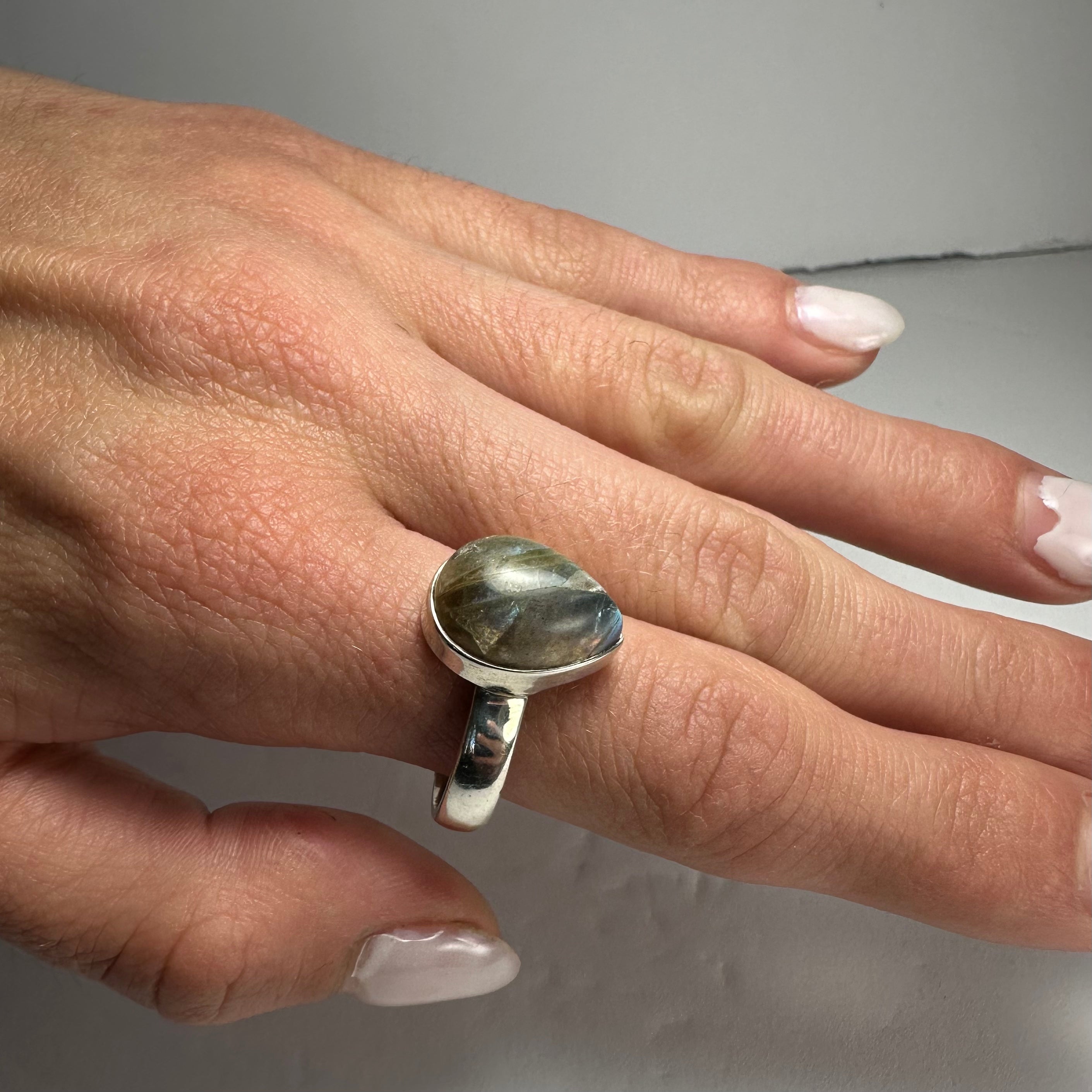 Labradorite Ring - Size 9