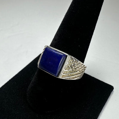 Lapis Lazuli Ring - Size 10.5 by Rare Earth Gallery - product image 3 for Resin Society
