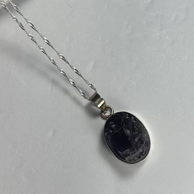 Natural Rough Amethyst Pendant
