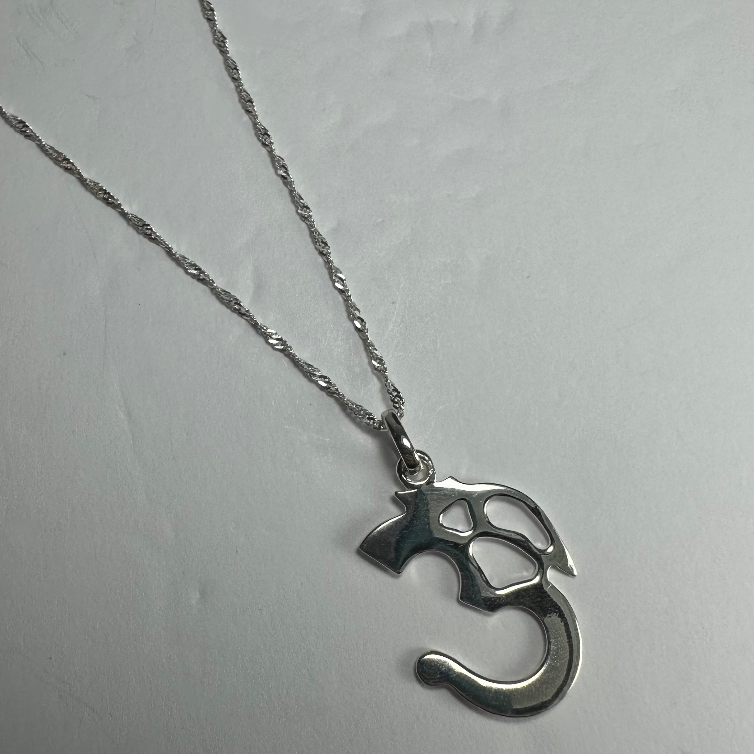 Sterling Silver 'Ohm' Pendant by Rare Earth Gallery - product image 2 for Resin Society