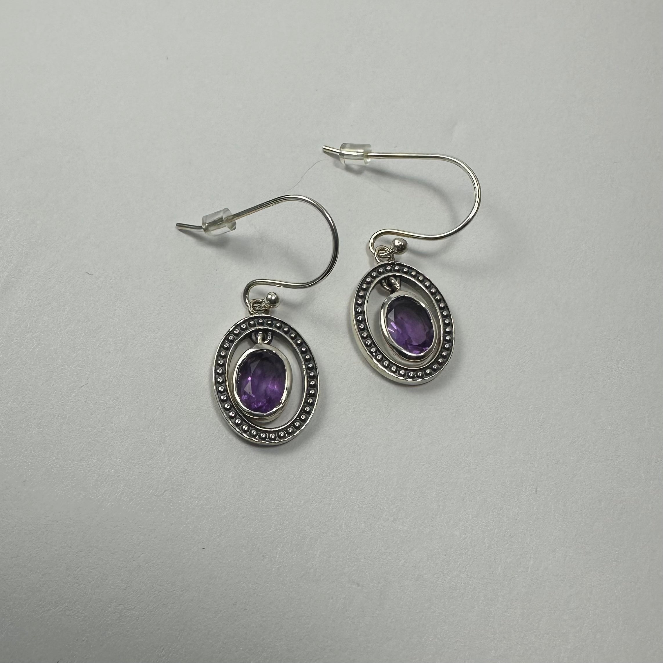 Amethyst Earrings by Rare Earth Gallery - product image 2 for Resin Society