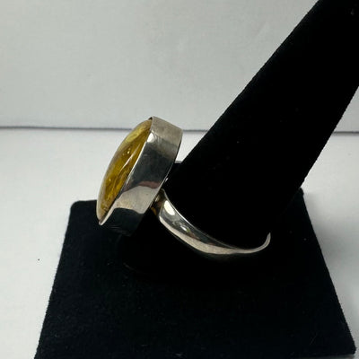 Amber Ring - Size 14 by Rare Earth Gallery - product image 4 for Resin Society