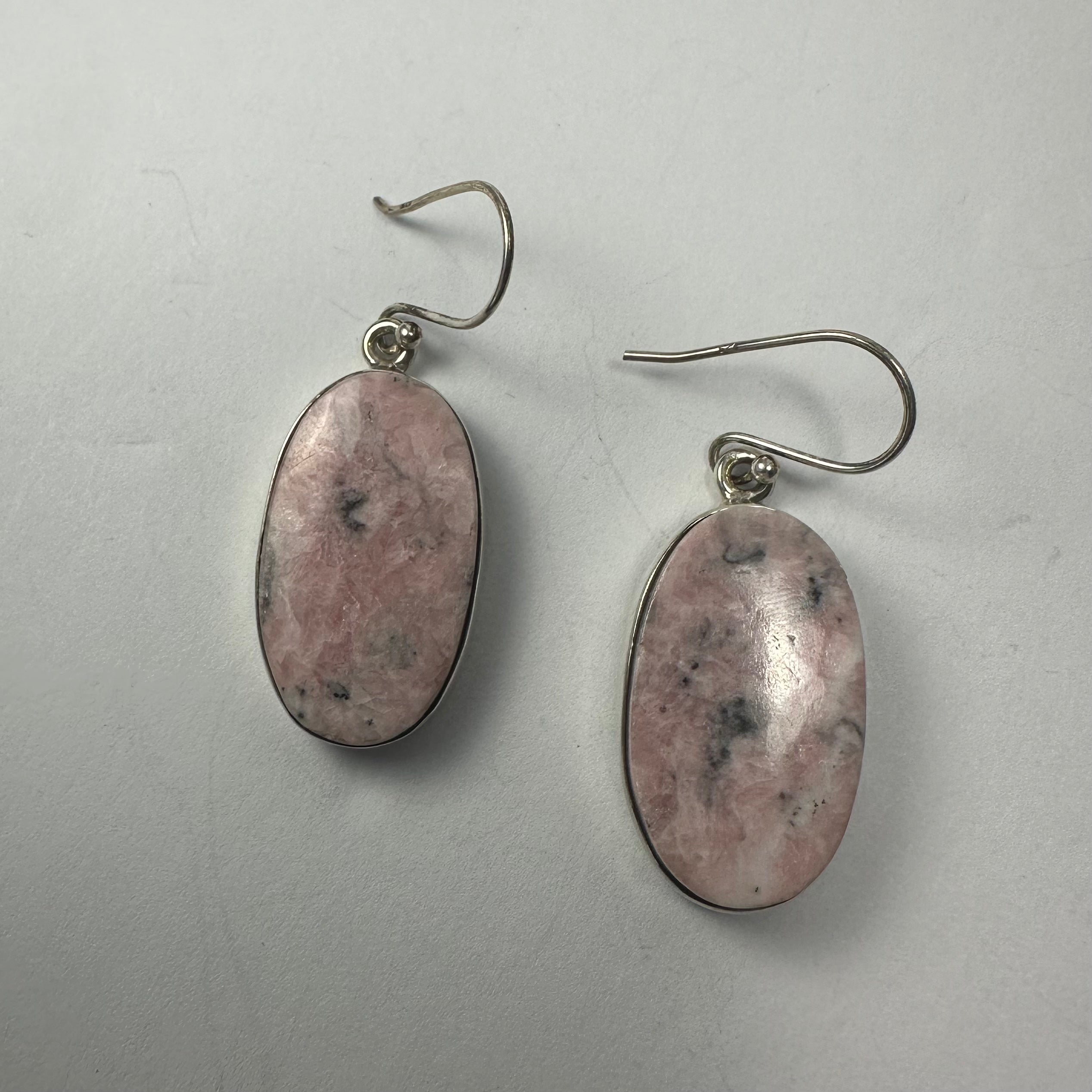 Rhodonite Earrings by Rare Earth Gallery - product image 2 for Resin Society