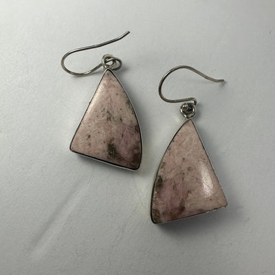 Rhodonite Earrings by Rare Earth Gallery - product image 2 for Resin Society