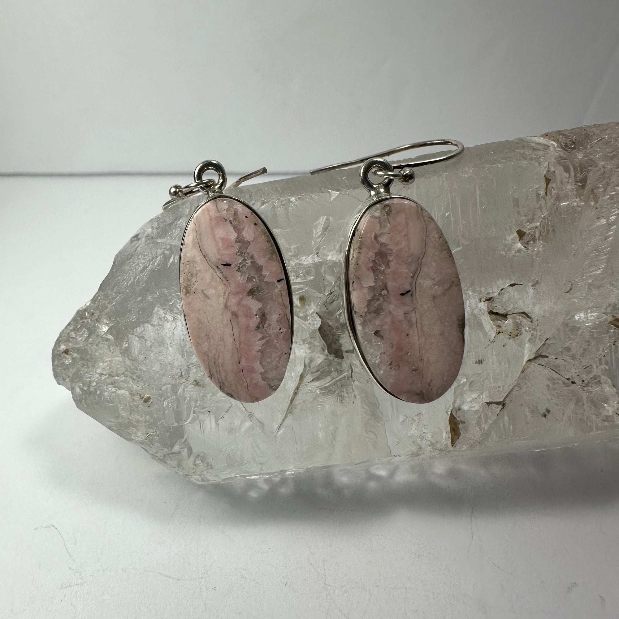 Rhodonite Earrings by Rare Earth Gallery