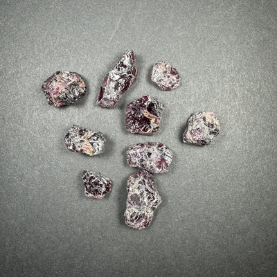 Pyrope Garnet Rough Specimen Bag 35g