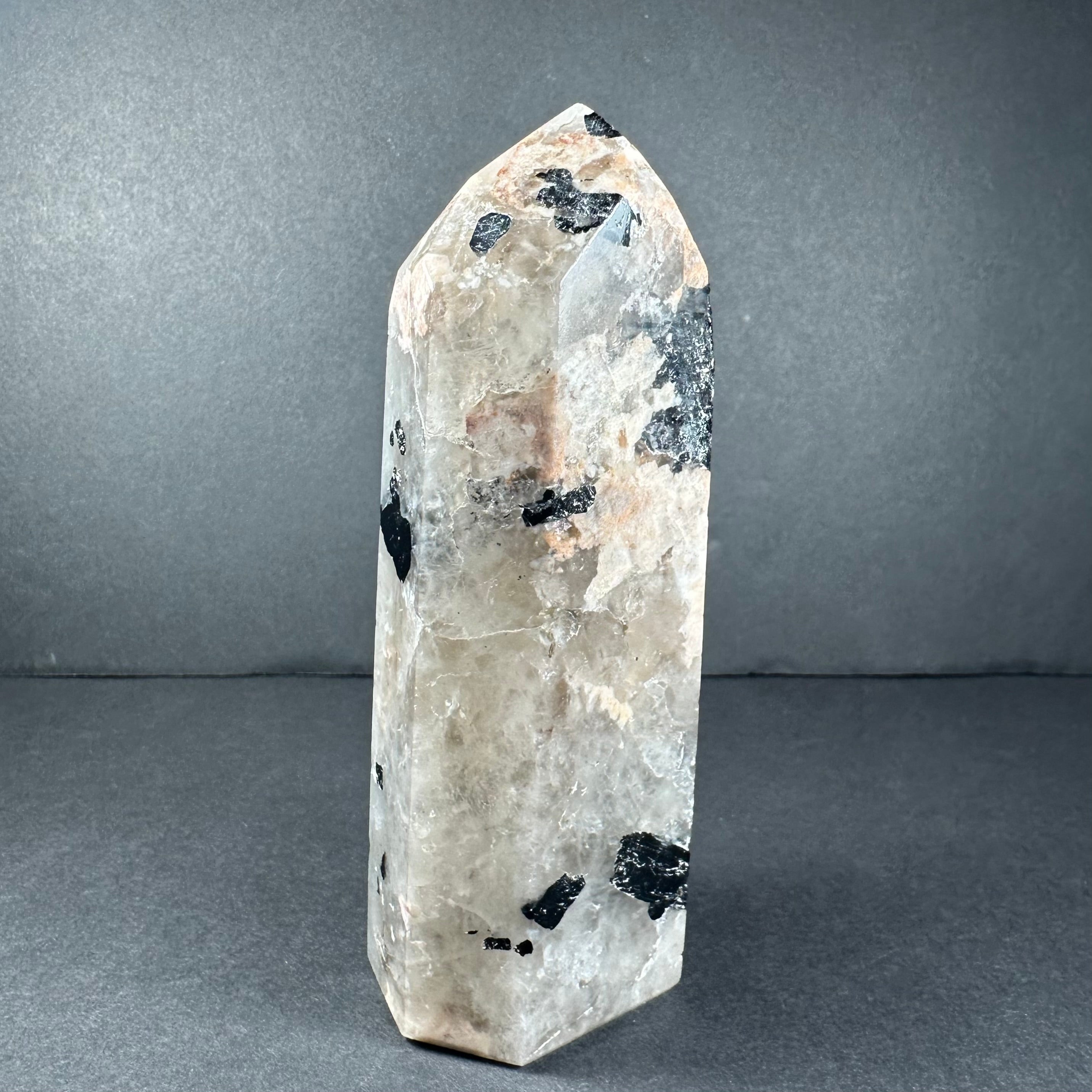 Peach Moonstone Tower from Brazil by Rare Earth Gallery - product image 6 for Resin Society