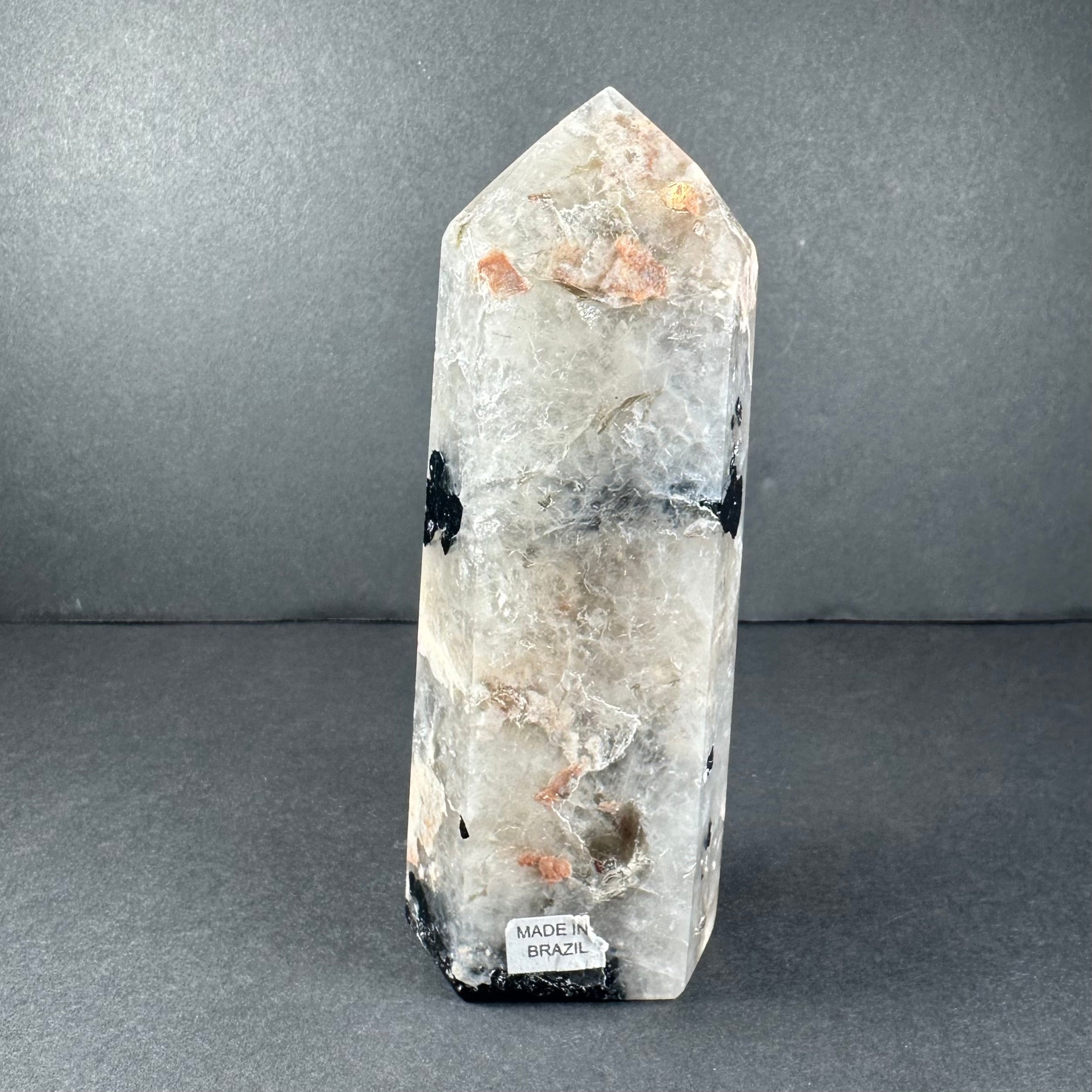 Peach Moonstone Tower from Brazil