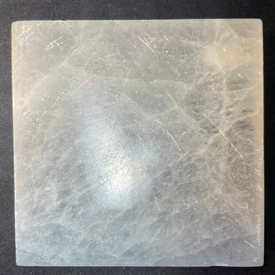 Selenite Crystal Charging Plate 10cm by Rare Earth Gallery - main product image for Resin Society
