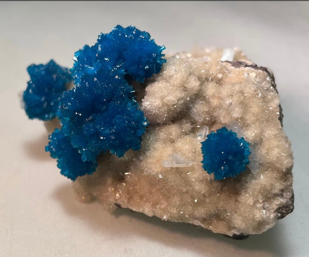 Cavansite with Stilbite on Matrix from Pune, Maharashtra, India by Rare Earth Gallery - product image 3 for Resin Society