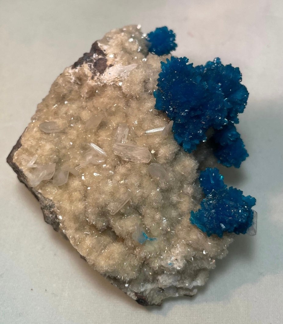 Cavansite with Stilbite on Matrix from Pune, Maharashtra, India by Rare Earth Gallery - product image 4 for Resin Society