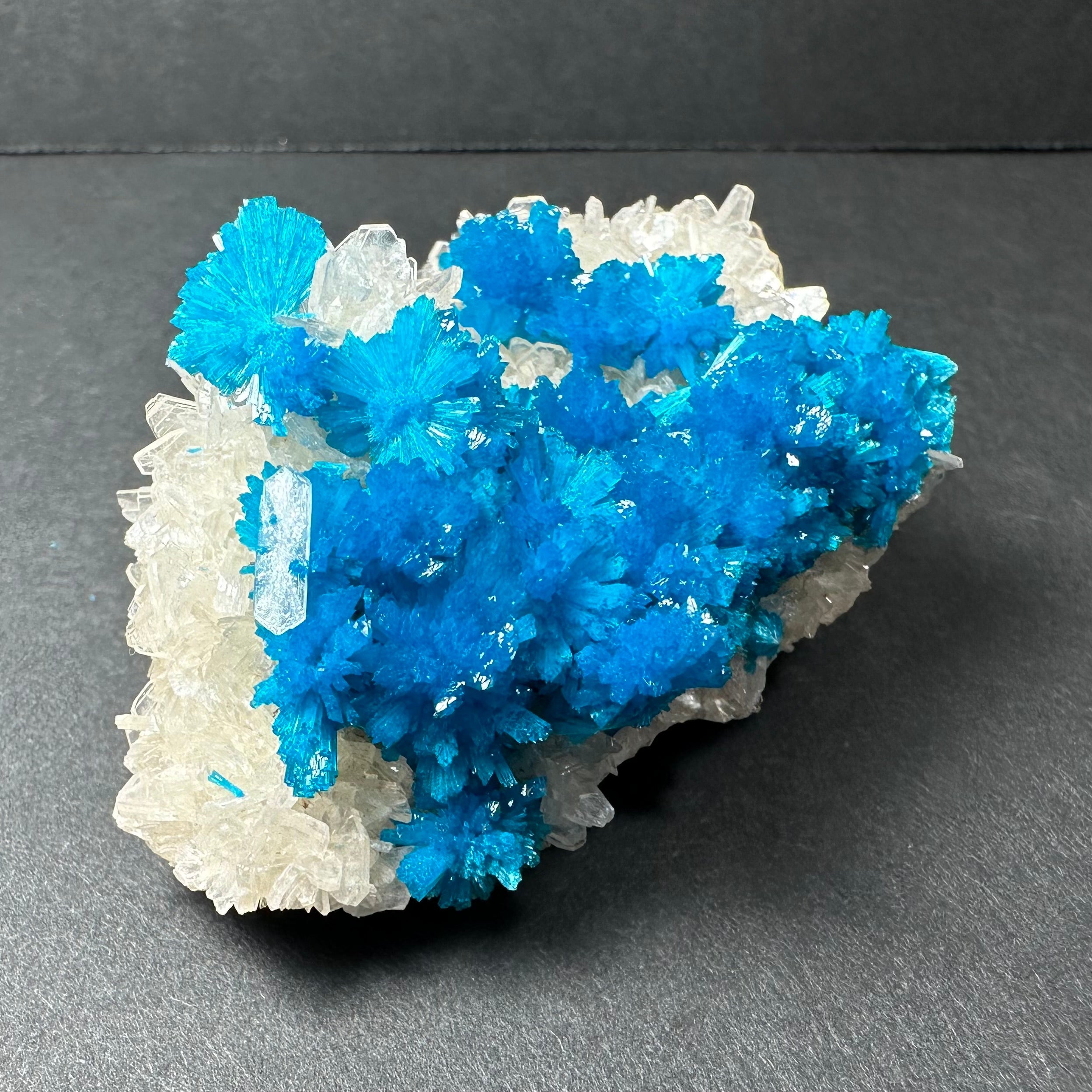 Cavansite with Stilbite on Matrix from Pune, Maharashtra, India by Rare Earth Gallery - product image 2 for Resin Society