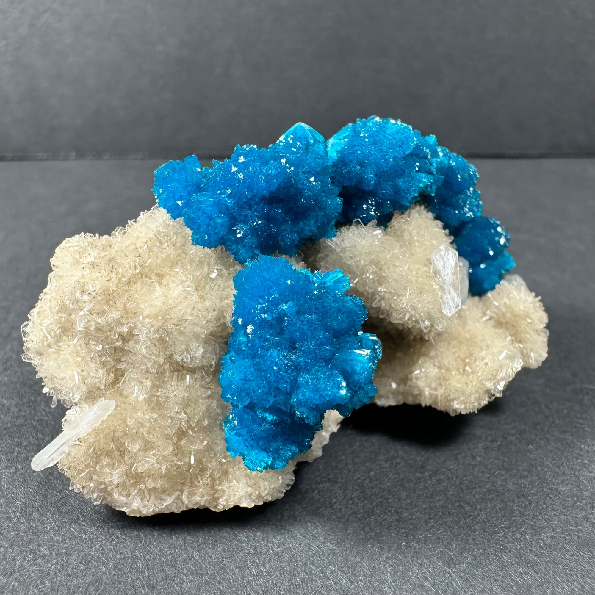 Cavansite with Stilbite on Matrix from Pune, Maharashtra, India by Rare Earth Gallery - main product image for Resin Society