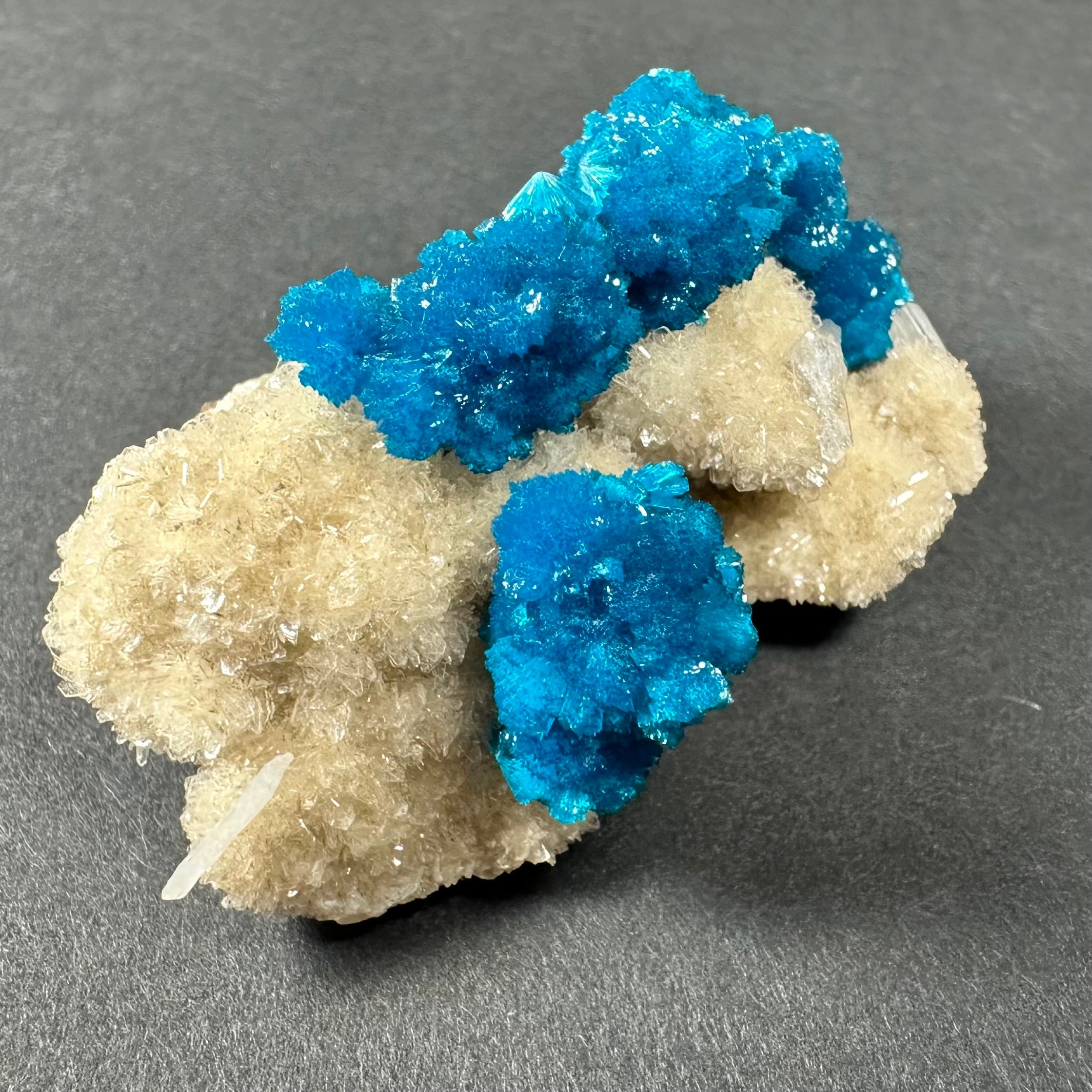 Cavansite with Stilbite on Matrix from Pune, Maharashtra, India by Rare Earth Gallery - product image 5 for Resin Society