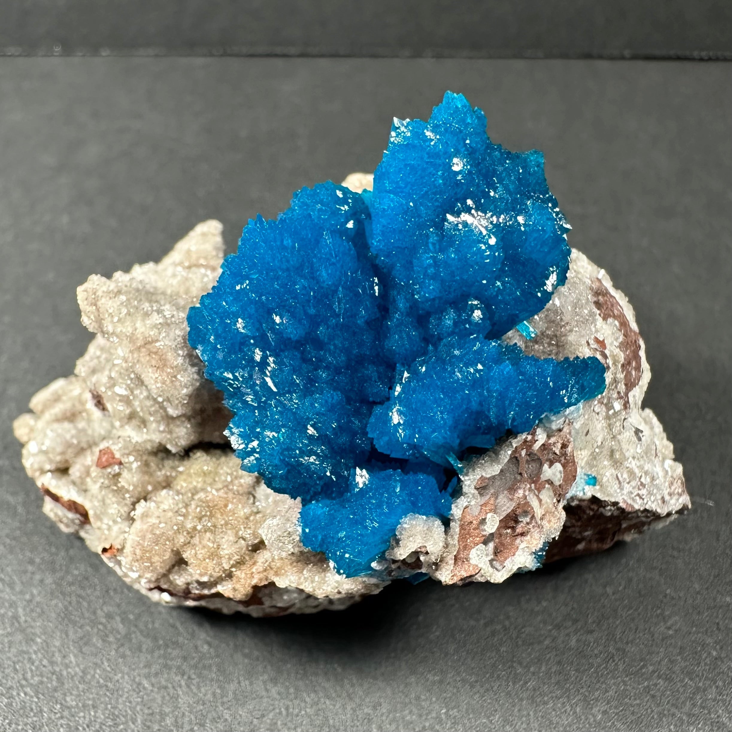 Cavansite with Stilbite on Matrix from Pune, Maharashtra, India by Rare Earth Gallery - main product image for Resin Society