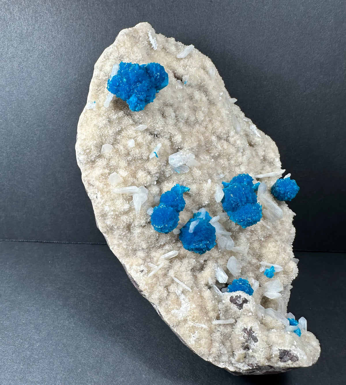Cavansite with Stilbite on Matrix Maharashtra, Pune, India by Rare Earth Gallery - product image 3 for Resin Society
