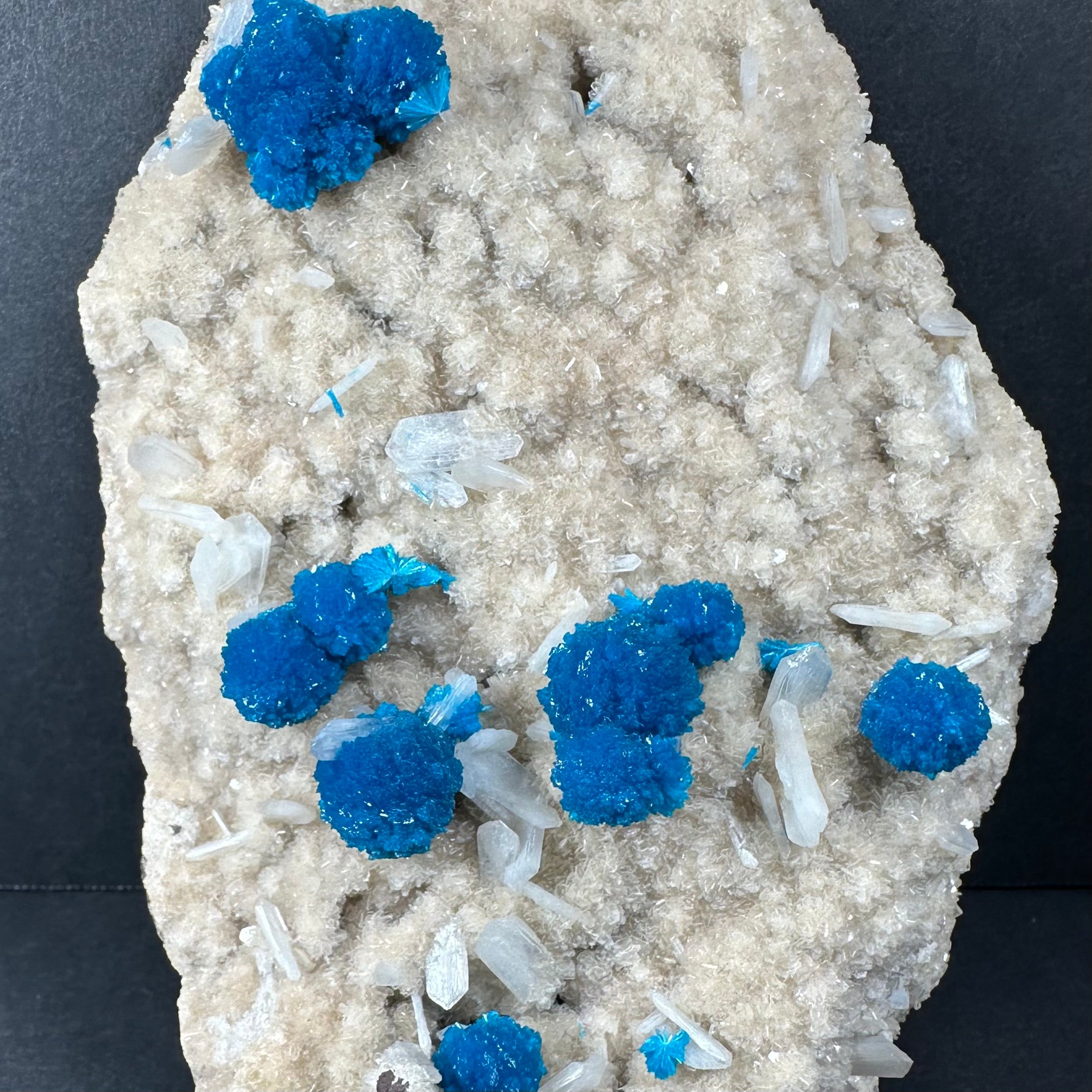 Cavansite with Stilbite on Matrix Maharashtra, Pune, India by Rare Earth Gallery - product image 4 for Resin Society